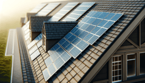 Solarpanele auf Dach in Bremer Vorstadt